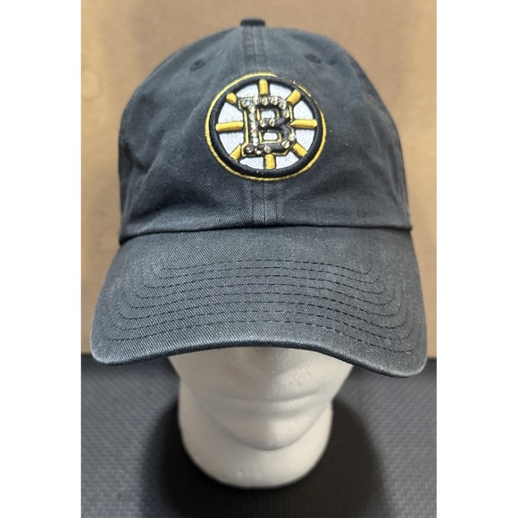 ’47 Other - Boston Bruins Bedazzled B Hat Strapback Black NHL Hockey 47 Brand